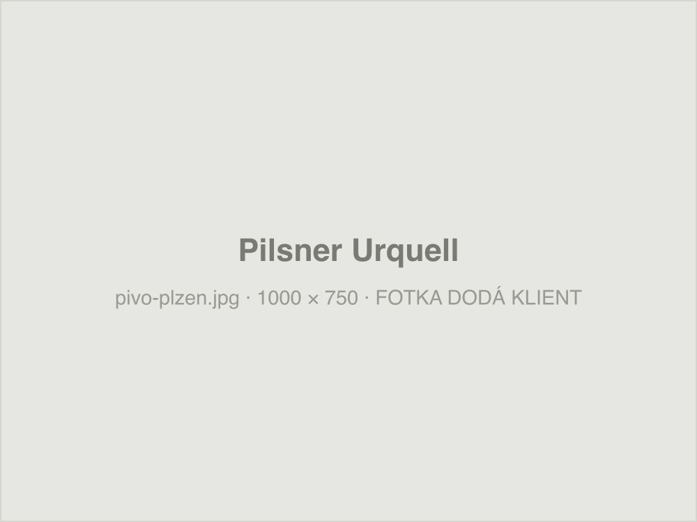 Pilsner Urquell na čepu